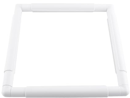 Cadre de Clip de Broderie, Cadre de Point de Croix Broderie en Plastique Carré Universel Cadre a Broder pour Artisanat de Couture DIY Art Craft(27.9 * 27.9cm)