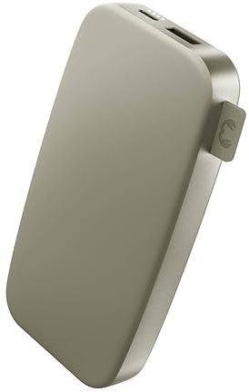 Fresh 'n Rebel Powerbank 12000mAh - USB-C in & Out - Schnelles Aufladen (Fast Charge 20W) - 6 Sicherheitsmerkmale - Tragbarer externer Akku für iPhone und Android (Dried Green)