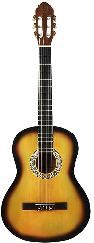 Akustische Gitarre, 39 Zoll Gitarre, Klassische Gitarre, Anfänger Gitarre, Männlich Und Weiblich Student Praxis Instrument, Zupfinstrument, Lindenholz Gitarre, Gitarre spielen (Sonnenuntergang)