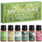 SALUBRITO Frühling Ätherische Öle Set, Aromatherapie Frühling Duftöl für Diffuser, Meeresbrise, Frisch geschnittenes Gras, Nach Regen, Gardenie, Freesie, Rosengeranie