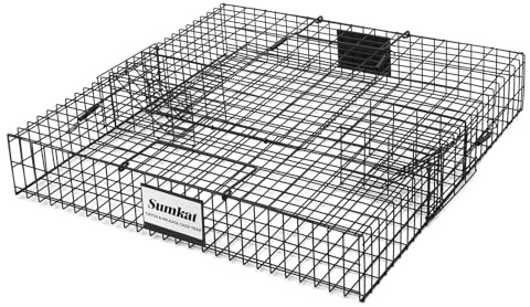 Sumkat Squirrel Trap Live Rodent Cage for Humane Catch and Release, Holds up to 25 Squirrels