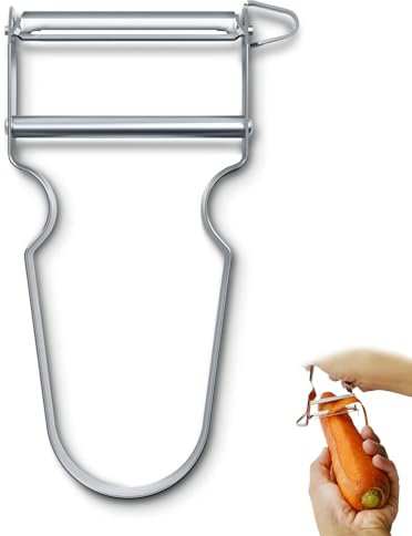 Sparschäler,Gemüseschäler,Zweischneidig mit Pendelklinge,Kartoffelschäler,Geeignet Für Gurken, Karotten, Birne, Kartoffeln, Äpfel Und Anderes Gemüse Und Obst