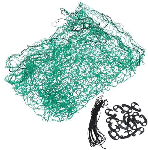 Generico Rete da Carico per Camioncino in Nylon 15X22 M con Ganci Elastici e 15 Ancoraggi Copertura Estensibile per Cassone Pickup e Rimorchi Rete Antiscivolo Resistente AI Raggi UV