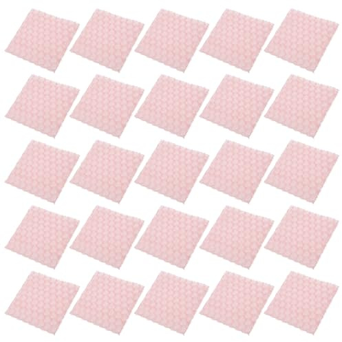 VICASKY 50 Buste Imbottite a Bolle a Forma di Cuore Rosa 10X10 CM Sacchetti Protettivi in Plastica per Spedizioni Express Imbottitura Rinforzata per Imballaggi e Mailing Sicuri