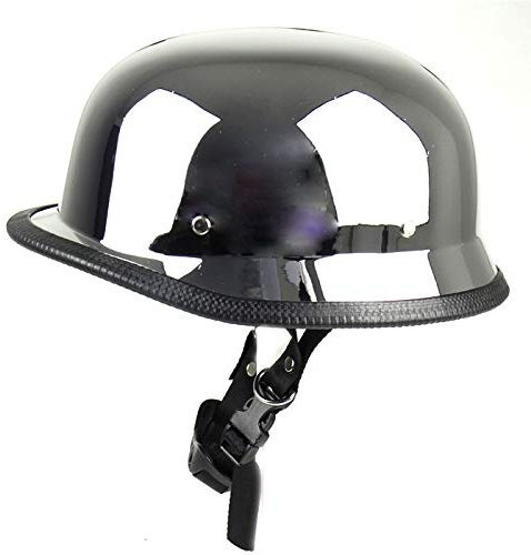 Woljay Motorradhelm im Wehrmacht Style (Chrom 56-61cm)