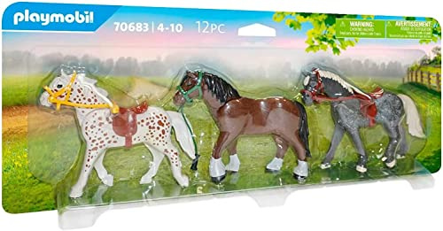PLAYMOBIL Country 70683 3 Pferde, Ab 4 Jahren