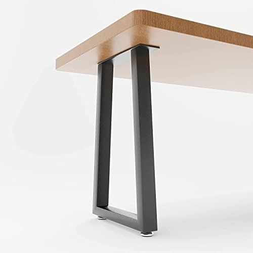 Metal Table Legs 28”Height 17.7”Wide Heavy Duty Desk Legs DIY Furniture Legs for Dining Table ,Coffee Table ,Office Desk Set of 2