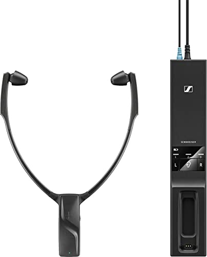 Sennheiser RS 5200 kabellose, digitale TV-Kopfhörer, kristallklarer Sound, drei verschiedene Hörprofile, Sprachverständlichkeitsfunktion, digitale oder analoge Verbindung