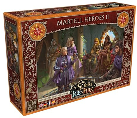 CMON, A Song of Ice & Fire – Helden von Haus Martell II, Erweiterung, Tabletop, 2 Spieler, Ab 14+ Jahren, 45-60 Minuten, Deutsch, Mehrsprachig
