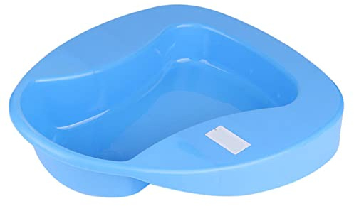 Portable Bedpan, Firm Thick Stable Plastic Bedpan, Anti-Spill Bedpan for Bed-Bound Patient, Elderly, Pregnant Woman