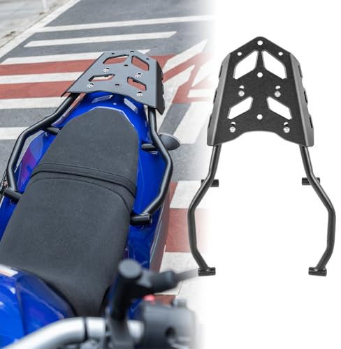 Portaequipajes Trasero para Moto Tenere 700, Barra de Estante extendida, Kit de Placa de Soporte de Montaje Superior, Barra de Agarre para Pasajero, Asiento Lateral para Tenere700 2018-2024