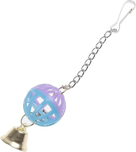 LNYMZD Süßes Spielzeug Papagei Vogel Wellensittich Klettern Kauen mit hängender Schaukel Glocke Ball Vogel Spielzeug Zubehör für Haustiere für Wellensittich Cockati Vögel