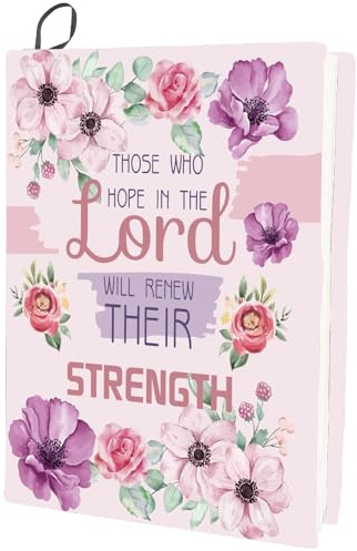 CRASPIRE Flower Stretchable Book Cover Butterfly Words Washable Reusable Large Nylon Book Protector Elastic Notebook Wraps Suitable for Hardcover Books Classroom Students