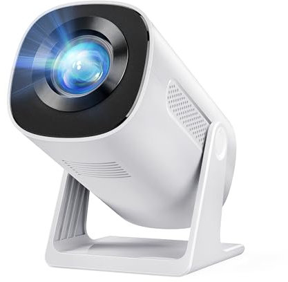 Mini Proyector Portátil [Auto Keystone] YOTON Y4 Proyector 1080P Soporte, 10000L Projector de Cine Giratorio 270°con Zoom 50%, Compatible con TV Stick,Phone,PC,PS5（Sin Sistema Android）