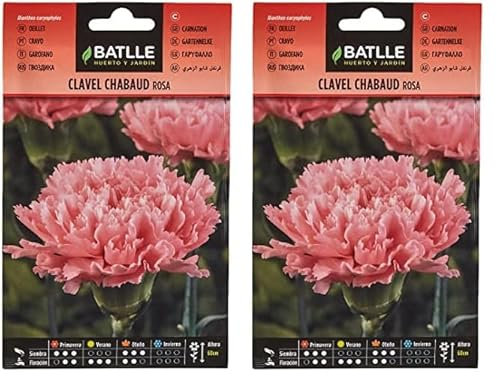 Semillas Batlle Clavel Chabaud ROSA (Paquete de 2)