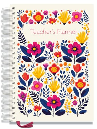 Personalised Teacher Planner 2026-2027 – Customisable Academic Year Lesson Planner, Registration pages – Undated Page-a-day Layout with Notes Section - A4 or A5 size Teacher's Planner