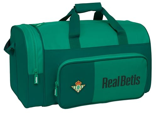 Safta REAL BETIS BALOMPIÉ - Barnsportväska, ryggsäck, idealisk för barn i olika åldrar, bekväm och mångsidig, kvalitet och styrka, 47 x 27 x 26 cm, Vattengrön, M, Avslappnad