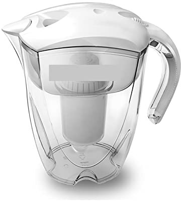 Vattenfiltersystem, 3,5L mineralvattenkanna Filterjonisator - 400L långtidsfilter - Renare filtreringssystem - pH Alkalisering(Pitcher and Filter)