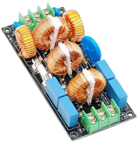 4 Stage EMIs Filter Module 220V Power Supply Sound Noise Reductions For Professional Sound Equipment Home Theater Power Lines Conditioner