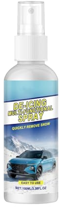 Spray Sbrinante Per Parabrezza 100 ml Agente Sciogliente Neve Per Vetri