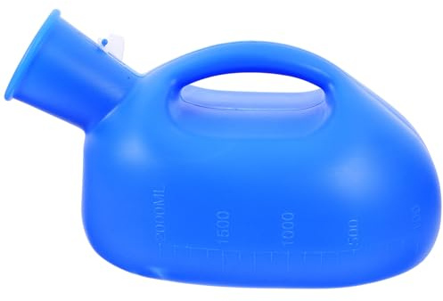 DIYEAH Portable Urinal Bottle 2000ml with Screw Cap, Plastic Potty for Men and Children, Easy to Clean and Sturdy, for Self-Driving Travel and Hospital Use