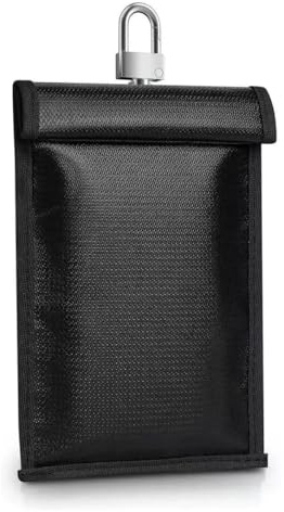 ELLENNE Borsa Faraday Schermata RFID, GPS,WiFi, 5G Smartphone Ignifuga NXS
