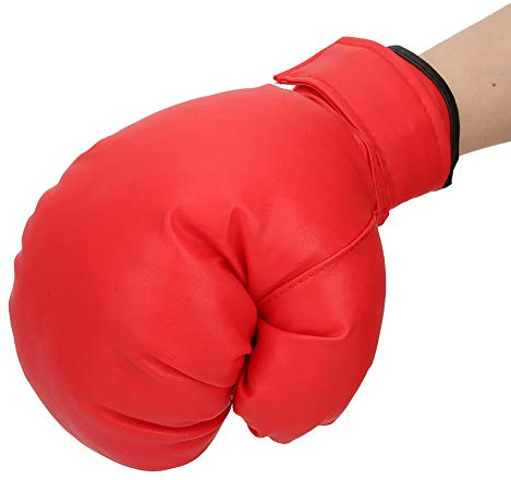 ZDETGU Barnboxningshandskar för Sanda Karate Taekwondo-träning – Premium PU-handskydd med krok- och öglestängning Lättvikt och för Barn 2 12 år