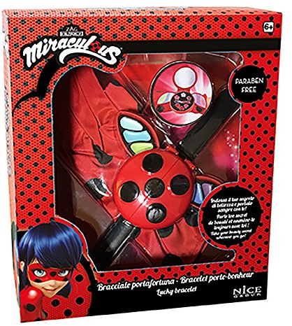 Nice 52003 - Miraculous -Ladybug Armband Glücksbringer Make-Up