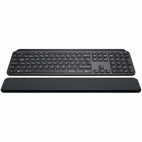 Logitech Keyboards Brand Model MX Keys Advanced Wireless Illuminated Keyboard - Keyboard - Backlight - Bluetooth, 2.4 GHz - QWERTY - UK