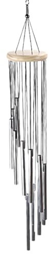 XPEX 1 Article Carillon a Vent Exterieur Bambou,Carillon Exterieur Jardin,Carillon à Vent avec 12 Tubes en Aluminium Carillon Éolienne pour Maison Patio Jardin Arbre Intérieur Extérieur