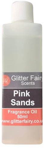 Pink Sands Fragrance Oil - 50ml Bottle - Perfect for Wax Melts, Home Diffuser, Oil Burner, Soap Making, Candles, Bath Bombs, Perfume Scents, UK Manufactured