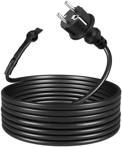 Heizkabel Terrarium mit Thermostat, oGoDeal 15W/M 2m für Wasserleitungen im Haus Pool Teich, Frostschutz Rohrbegleitheizung für Wasserleitung mit Automatikschalter