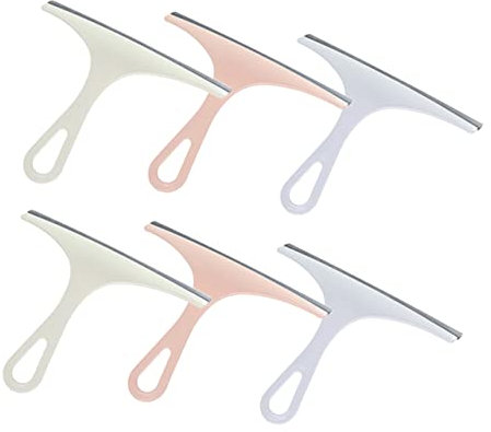 COLLBATH 6 Pezzi Tergivetro Per Doccia Per Finestre E Raschietto Per Bagno Per Acqua Detergente E Freddo