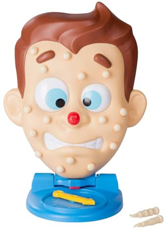Finnar poppar ansiktsleksak – humoristisk stresslindrande klämleksak | finnar poppande leksak sensorisk fidget | perfekt för fes presenter
