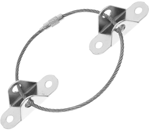Housoutil Heavy Duty Furniture Safety Straps Steel Wire Anti-tip Anchors for Bookshelf Dresser Wall Securement Proofing Home Safety