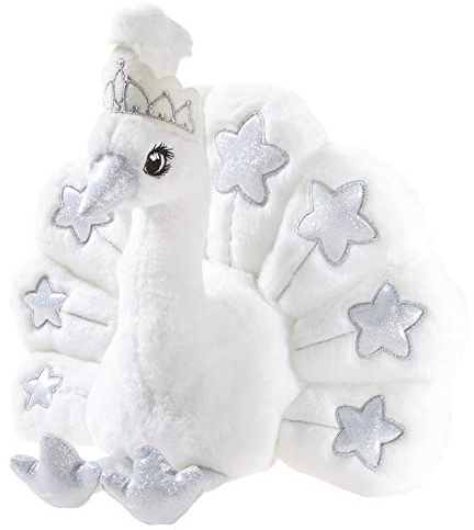 Heunec 751972 CROWNIE Pfau 30 cm, weiß