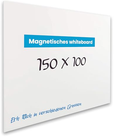 Vivol Tableau blanc Magnétique panneau Sans Cadre | Tableau magnétique sans étagère à crayons | Tableau feutre mural Mur magnétique