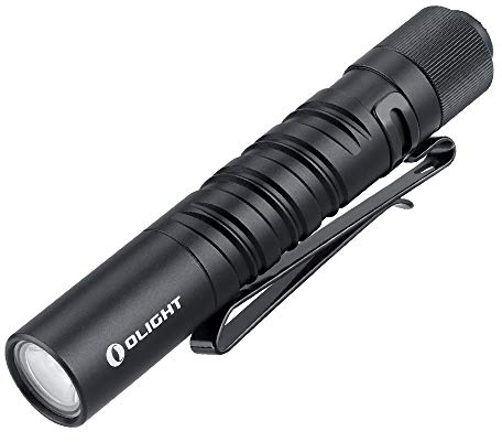 OLIGHT I3T EOS Penlight Torch 180 Lumens 60 Meters Throw Mini AAA EDC Flashlight Everyday Pocket Carry Outdoor Gear for Dog Walking, Hiking, Camping, Jogging, Maintenance (Black)