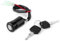 Interruptor de encendido, llave de interruptor de encendido electromóvil, 2 cables, accesorios universales de Moto, reemplazo para scooter ATV