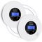 Scondaor Detector Combinado Inalámbrico de Humo y CO, Detector de Monóxido de Carbono en Red, Alarma de Humo con Batería AA Reemplazable, Alarma de Humo y CO, 2 Pieza