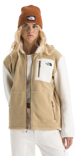 The North Face Damen Yumiori Full Zip Jacke, Khaki Stone/White Dune/, M