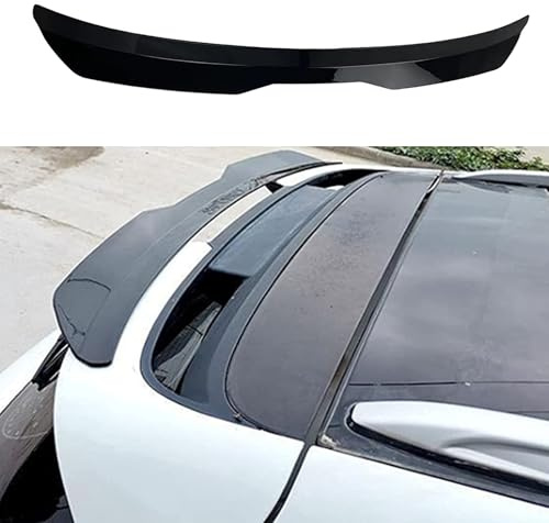YZQSWCX Coche ABS Alerón Trasero para Seat Altea XL 2006 2007 2008 2009, Techo Maletero ala del alerón Carrocería Modificación Accesorios,Gloss Black
