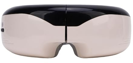 Luocute Herramienta de Masajeador de Ojos de Compresión Caliente con Calentamiento de Temperatura Constante, Máscara de Relajación Portátil Plegable para Hombres, Mejoran el Sueño,