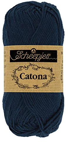 Scheepjes - Scheepjes Catona 124 Ultramarine Yarn - 1x50g