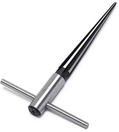 Btuty Alésoir pour chevalet de guitare - Manche en T - 6 cannelés - Outil de coupe pour menuiserie - Outil de découpe - 3 à 13 mm