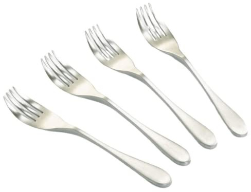 Knork Original Matte Dinner Forks, 4 Piece, 18/10 Stainless Steel