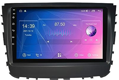 Sistema de navegación por satélite para automóvil para iPhone y teléfono Android, conexión BT WiFi, Pantalla de Reproductor Multimedia para automóvil, Reproductor de Video de Radio SWC para autom