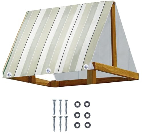 Byte av markis gungset - Reservdel för 228 x 109 cm parasollmarkis, ersättningsset för gungor | Tillbehör till lusthus pergola, för park in