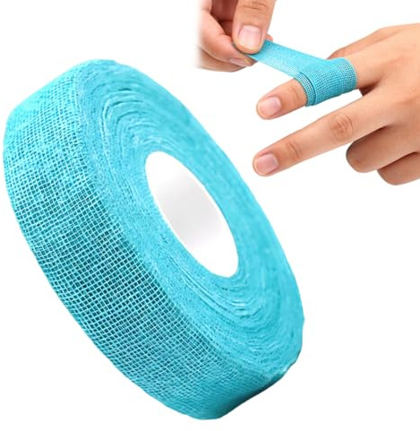 LQUYTA1 Rouleau Tape pour Doigt avec Adhésif extra Fort 2x14 Ruban Adhésif Pour Doigts D'Escalade Protège Les Doigts Augmente La Prise Premier Choix Pour Sport Fitness Entraînement (Bleu)