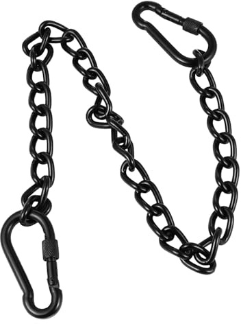Cadena oscilante ajustable de acero inoxidable resistente, ideal para hamacas al aire libre, sillas de neumáticos y columpios de red, soportes de techo para interiores, fácil instalación, acabado